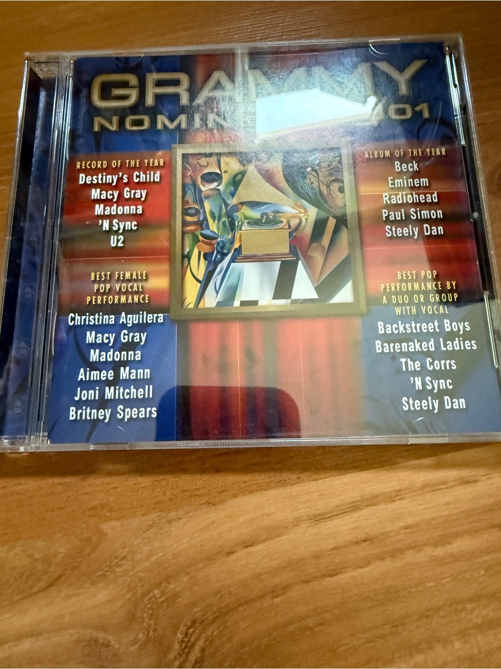 Grammy Nominees 2001 CD - Blue/Red Jewel Case